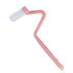 1/2/3PCS Curved Toilet Brush with Long Handle - Household Deep Cleaning Bathroom Accessory - Toilet Cleaning Brushes