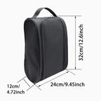 Portable Golf Shoe Bag Oxford Cloth Shoe Carrier Bags Breathable Lightweight Golf Handbag Dustproof Football Tennis Shoe Bag