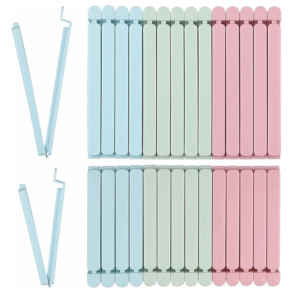 5/10/20Pcs Portable Kitchen Storage Food Snack Seal Sealing Bag Clips Sealer Clamp Plastic Tool Kitchen Accessories