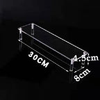 Acrylic Riser Display Shelf,3 Tier Display Stand for Amiibo Funko POP Figures,Cupcake Perfume Organizer Makeup Collection Doll