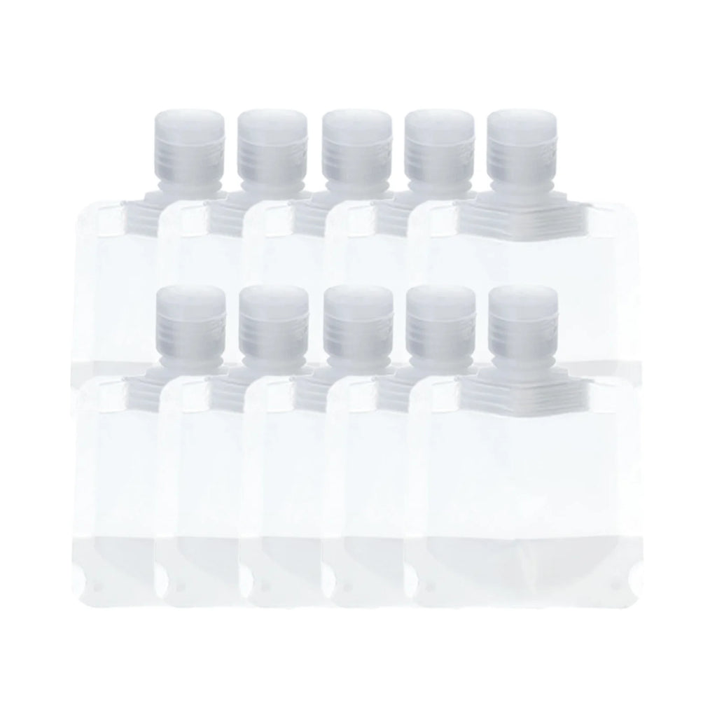 10Pcs 30/50/100ML Travel Storage Bag Portable Packaging Cosmetic Lotion Shower Gel Shampoo Leakproof Refillable Empty Bag
