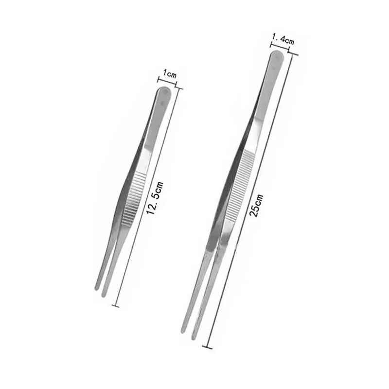 Multifunction Barbecue Tongs Stainless Steel Food Tongs BBQ Clip Kitchen Gadgets Cooking Tweezers Buffet Tool CFQJ006