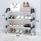 3-7Floor Simple Shoe Rack Multi Layer Dustproof Household Doorstep Shoe Cabinet Storage Space Saving Assembly Of Small Shoe Rack
