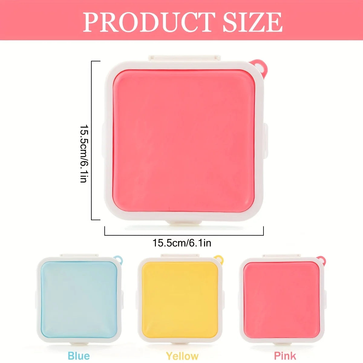 Silicone Sandwich Container – Reusable Lunch Storage Box