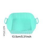 Silicone Air Fryer Liners Pot,Airfryer Basket Cooking Gadgets ,Reusable Baking Tray Non-stick Pizza Pan Oven Kitchen Accessories