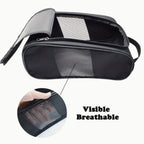 Portable Golf Shoe Bag Oxford Cloth Shoe Carrier Bags Breathable Lightweight Golf Handbag Dustproof Football Tennis Shoe Bag