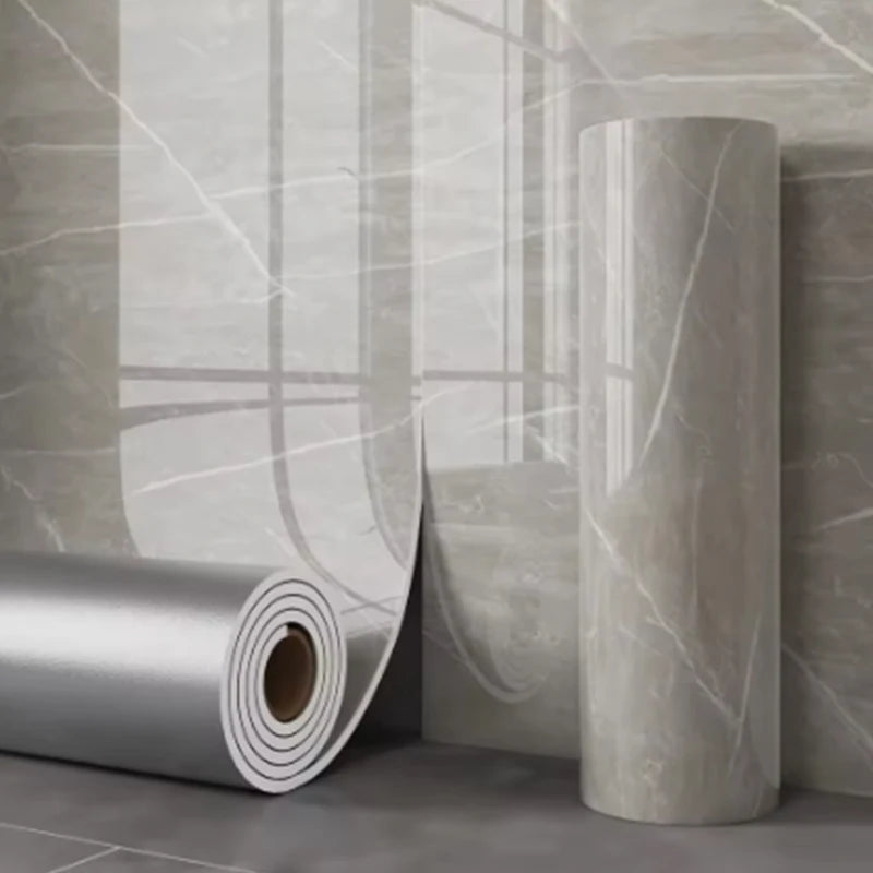 1 roll marble thick foam imitation ceramic tile self-adhesive wallpaper bedroom wallpaper bathroom waterproof wall sticker