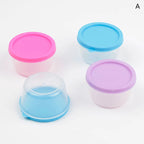 5Pcs Mini Squeeze Bottle Lunch Box Plastic Condiment Bottle Ketchup Salad Dressing Condiment Portable Food Container