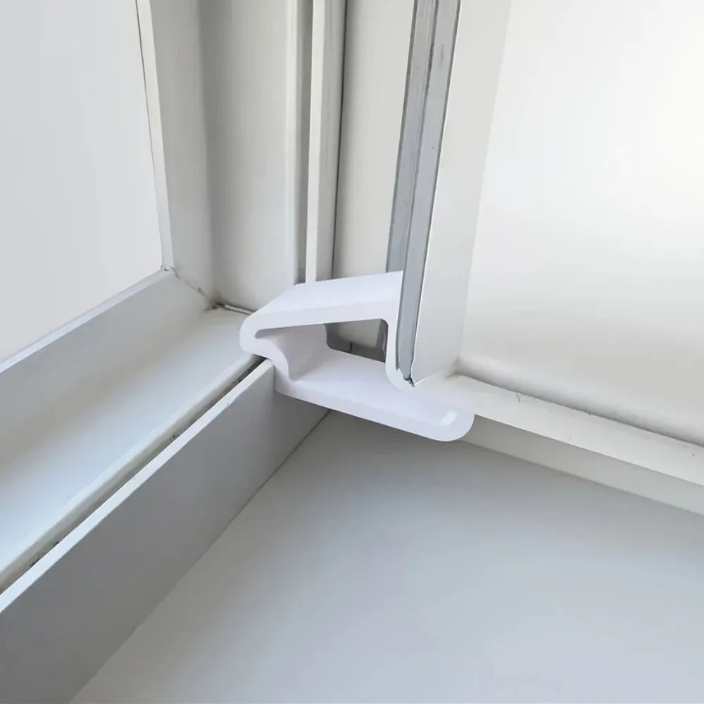 Thickened Window Stopper Anti Slip Design Durable Plastic for Door and Window Security Window Draft Stopper Home Improvement