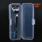 1Pc Stylish and Durable Shaving Storage Box for Men's Razors, Easy to Carry and Keep Clean and Keeps Your Shaver Well Organized