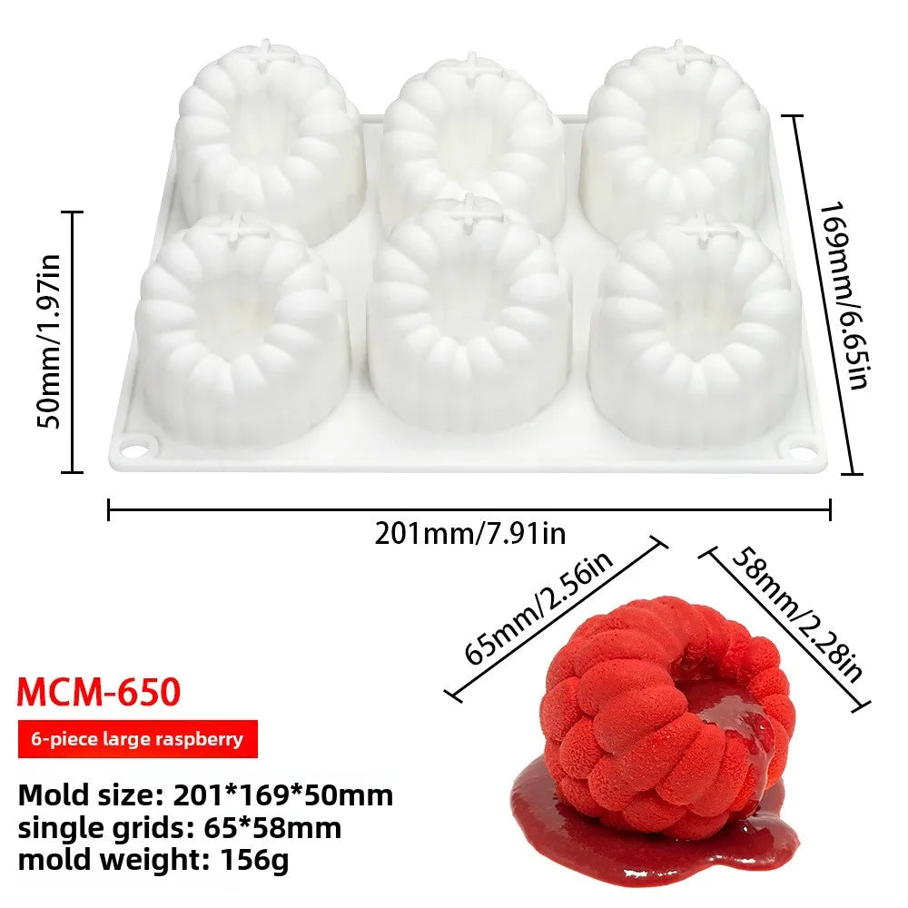 3D Mango Design Silicone Cake Molds Party Pastry Bakeware Fruit Mousse Cake Mould Kitchen Food Grade Dessert Baking Tools