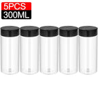 10/1PCS Clear Spices Bottle Salt Pepper Shakers Plastic Barbecue Seasoning Jars Condiment Box Home Kitchen Powder Storage Can