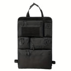 Multifunctional luggage organizer and storage bag, tactical storage bag for car rear seats, hanging rear seat bag