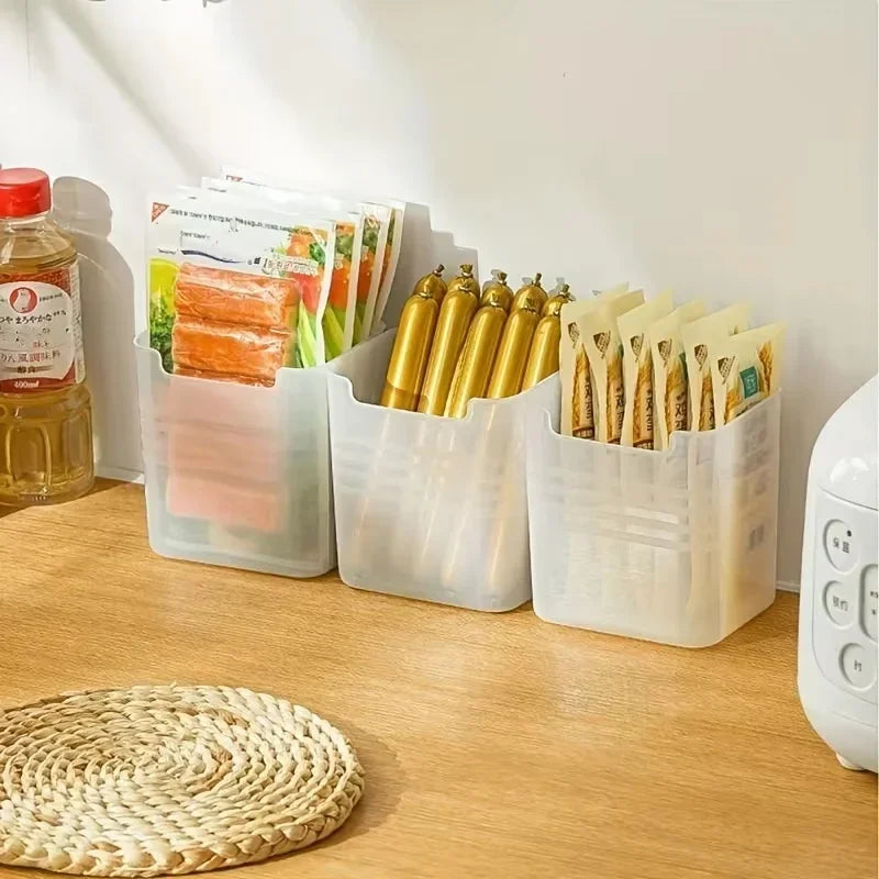 1/3PCS Refrigerator Storage Boxes Food Fresh Organizer Cold Storage Crisper Fruit Spice Food Container Boxes Home Kitchen Boxes