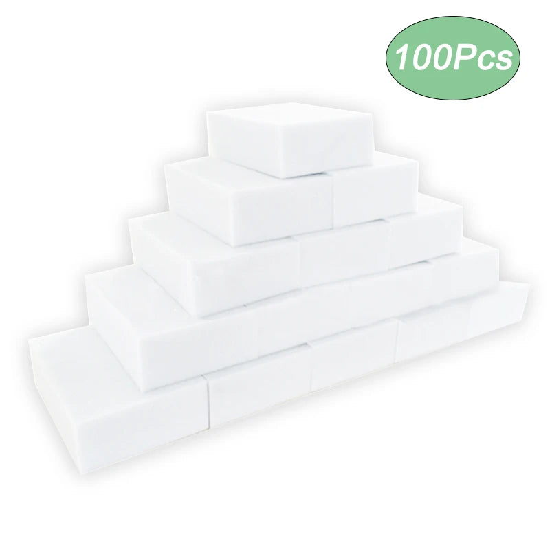 10/20/50/100Pcs Melamine Sponge Magic Sponge Eraser Eraser Cleaner Cleaning Sponges for Kitchen Bathroom Cleaning Tools 10*6*2cm