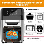 2pc/1pc Air Fryer Silicone Tray Rectangle Oven Baking Basket Reusable Liner Insert Dish Fried Chicken for Airfryers Accessories