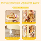 Transparent Doll Storage Box Plush Toy Organization Toy Storage Tube DIY Zipper Bins Kid Christmas Gift Children's Toy Organizer