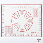 UNTIOR 1PCS Silicone Baking Mat Kneading Pad Dough Mat Pizza Cake Dough Maker Kitchen Cooking Grill Non-Stick Gadgets Bakeware