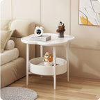 1pcs Four-Leaf Clover Sofa Side Several Bedroom Small Table Living Room Storage Table Creative Balcony Double Layer Coffee Table