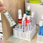 Ointment Holder Desktop Ointment Stand plastic Material Cosmetics Storage Rack Pen Holder Home Ointment Compartment Organizer