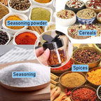 10/1PCS Clear Spices Bottle Salt Pepper Shakers Plastic Barbecue Seasoning Jars Condiment Box Home Kitchen Powder Storage Can