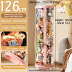 Transparent Doll Storage Box Plush Toy Organization Toy Storage Tube DIY Zipper Bins Kid Christmas Gift Children's Toy Organizer