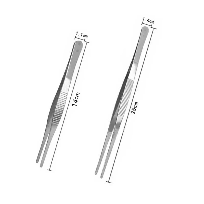 Multifunction Barbecue Tongs Stainless Steel Food Tongs BBQ Clip Kitchen Gadgets Cooking Tweezers Buffet Tool CFQJ006