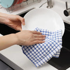 3/5PCSKitchen Dishcloths 100% Cotton Kitchen Dish Cloths for Washing Dishes Scrubbing Wash Cloths Dish Towels Sets (Mix Color)