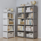 Multilayer Bookshelf Easy Assembly Bookcase Living Room Bedroom Study Storage Shelf for Books Toys Sundries