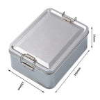 Old-fashioned Rectangular Iron Box High Quality Metal Storage Box Cake Packaging Box Durable with Lid Candy Box