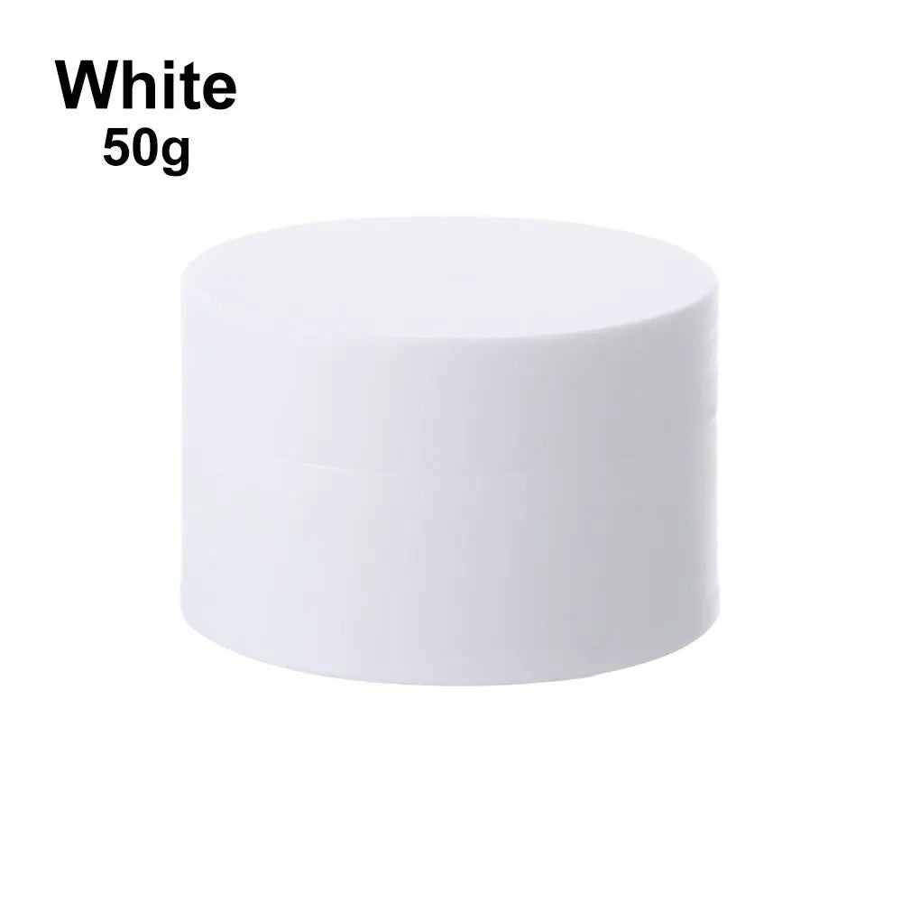 Empty Cream Jar Cosmetic Jar Makeup Container Refillable Bottle Plastic Box Travel Cream Empty Bottle Tool 5g/15g/20g/30g/50g