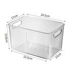 Transparent Refrigerator Storage Box Vegetable Fruit Organizer Fridge Clear Container for Kitchen Food Drinks Storage