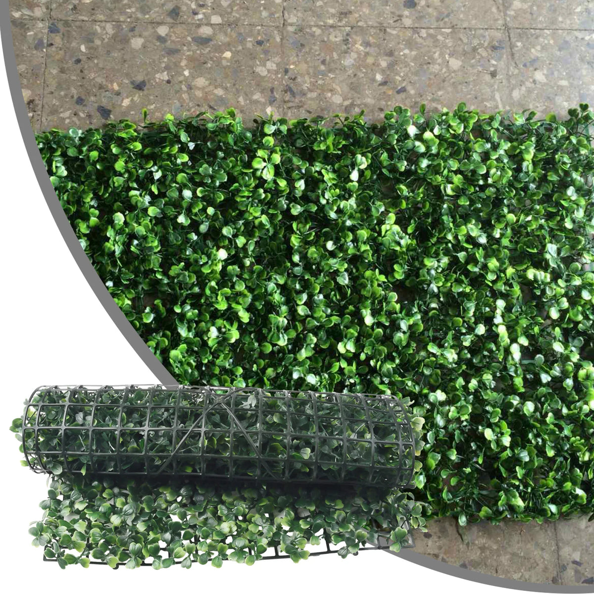 40x60cm Artificial Plant Walls Foliage Hedge Grass Mat Greenery Panels Fence Plastic Landscape Simulation Lawn Green Plants