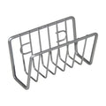 Stainless Steel Suction Cup Sponge Holder Drain Storage Caddy For Kitchen Sink Organization