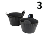 Silicone Air Fryer Egg Poacher Silicone Cupcake Baking Cups Ramekins For Air Fryer Ovens Air Fryer Silicone Basket