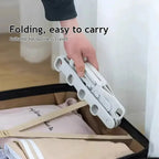 Foldable Five-hole Clothes Drying Rack Portable Travel Drying Rack for Home Use Hotels Dormitories Universal Hook Clothing Rack
